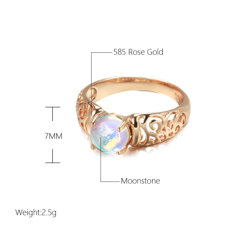 Vrouwen diamantring met vijfkleurige zirkonia en vier klauwen – tijdloze elegantie voor een stralende look.