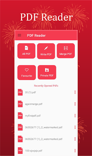 Screenshot PDF Reader,Viewer for Android