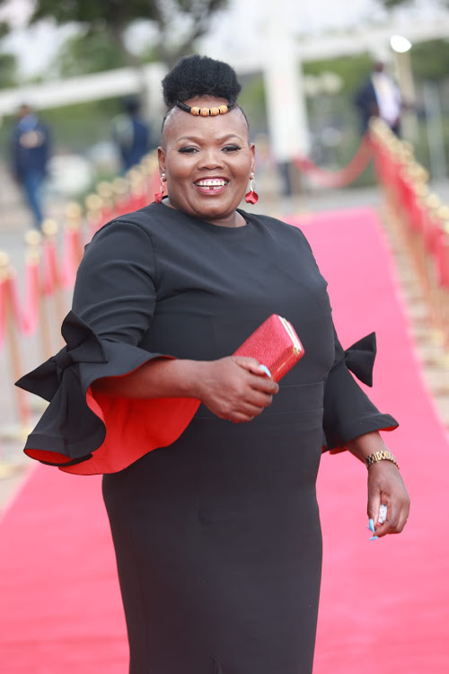 Sizakele Nkosi-Malobane during the Gauteng State Of The Province Address (SOPA) at Nasrec Expo Centre in Johannesburg. The address outlines the Gauteng Government’s priorities for the future and reflect on the achievements of the provincial government over the past term.