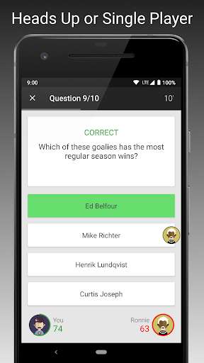 Screenshot Fan Quiz for NHL