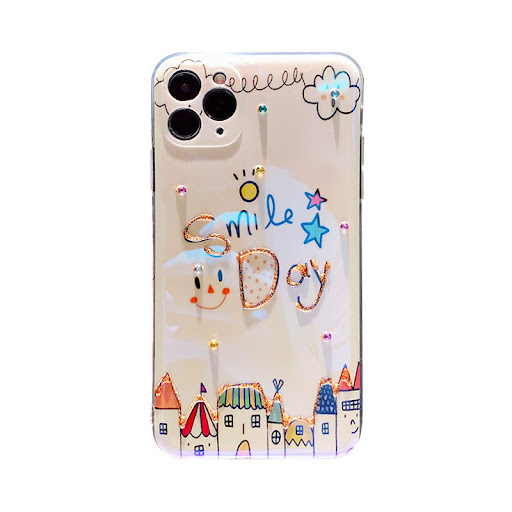Title 2, Lens-inclusive mobile phone case for women, fea...