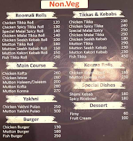 Saleem Javed Rule the Rolls menu 4