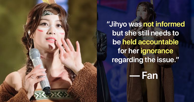 Twice S Jihyo Criticized For Wearing Stereotypical Native American Halloween Costume