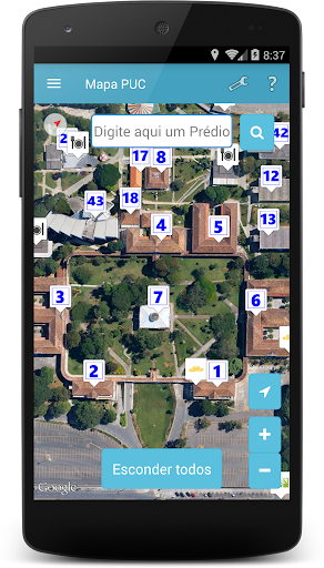 PUC Minas Mapa Campus