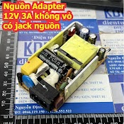 Nguồn Adapter 12V 12Vdc 3A 3000Ma Không Vỏ Kde1625