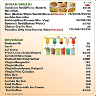 Rail Coach Restaurant menu 1
