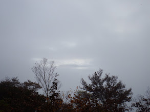 雲海に浮かぶ（人形山・三ヶ辻山）