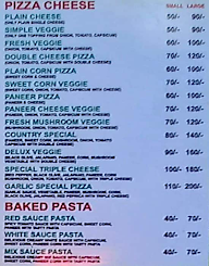 A One Pizza & Pasta menu 1