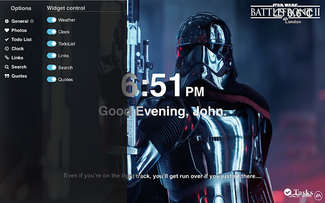 Star Wars Battlefront II Wallpaper Tab Theme