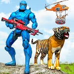 Cover Image of Download Police Robot Animal Rescue: Police Robot Games  APK