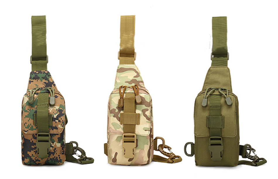 Bolso táctico de hombro camuflaje para campo Resistente al agua y duradero Ideal para actividades al aire libre y misiones tácticas múltiples compartimentos.