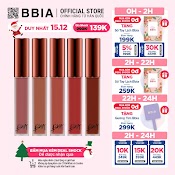 [Bạn Mới Nhập Coshbm - 50% Đơn 0Đ] Son Kem Lì Bbia Last Velvet Lip Tint Version 5 (5 Màu) 5G Bbia Official Store