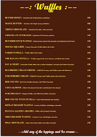 Wafflery's menu 2