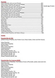 House Of Paratha menu 2