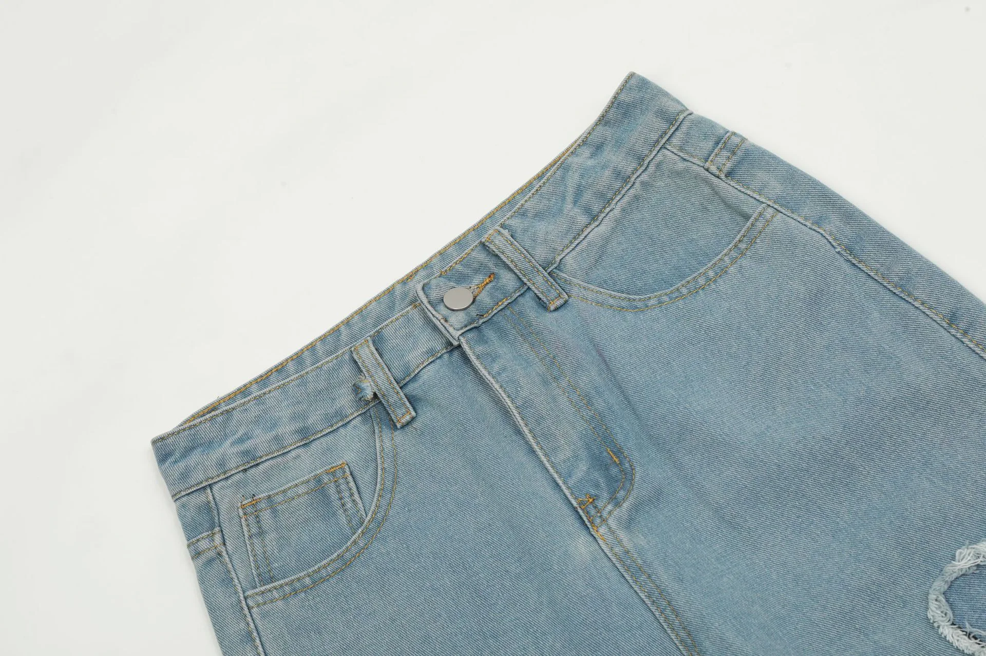 Title 11, Zoete, schattige butterfly was denim broek voor...