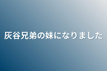 灰谷兄弟の妹になりました