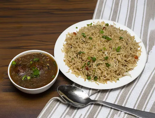 Veg Manchurian Fried Rice