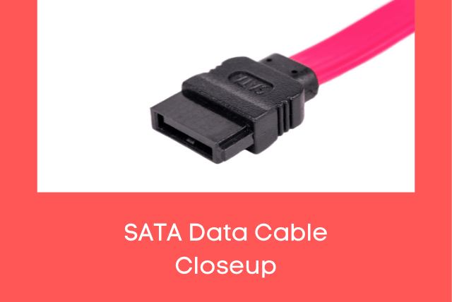 What SATA Data Cable Looks Like