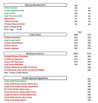 Chick N Chilly menu 1