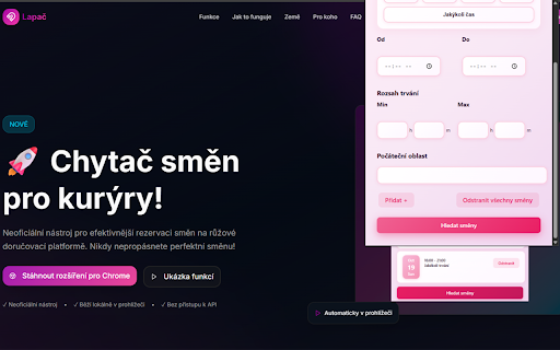 Lapač Směn - lapac.app screenshot 4