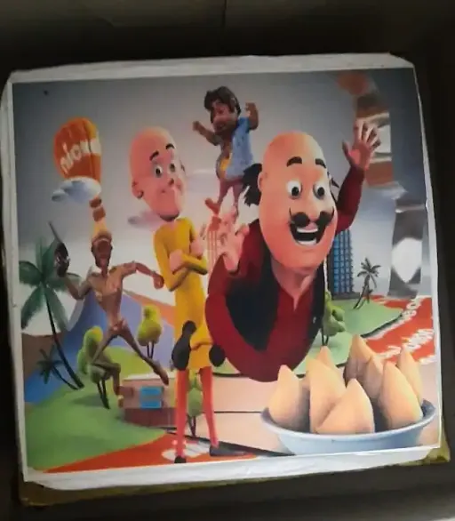 Eggless Motu Patlu Cake [500 Grams]