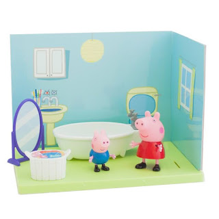 Игровой набор Peppa Pig Ванная комната Пеппы и Джорджа Росмэн за 432 руб.