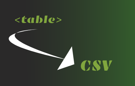 Table To CSV small promo image