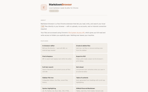 Markdown Browser screenshot 4
