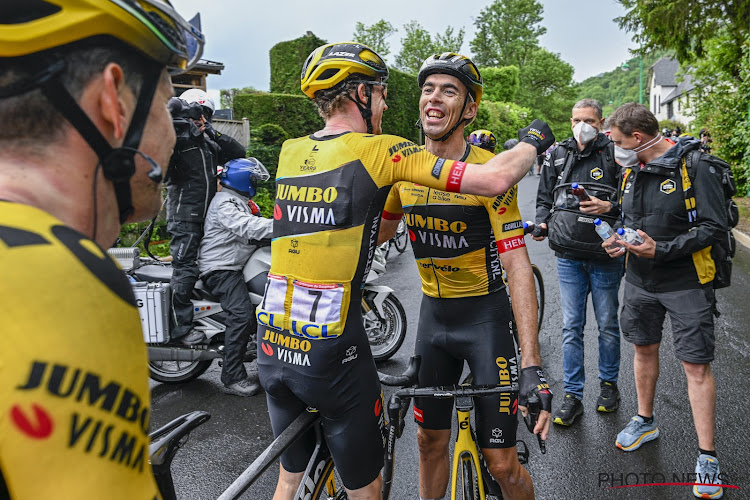 Christophe Laporte dankt één specifieke ploegmaat voor overwinning en gele trui in Dauphiné: "Zelfs hij trok de sprint voor mij aan"