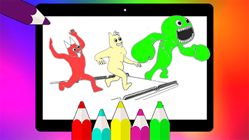 Faça download do Rainbow Friends Ultra Coloring APK v2.0 para Android