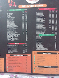 Delhi 6 Thali.com menu 1