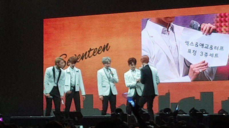 SEVENTEEN at their Australian concert / Pledis Entertainment 