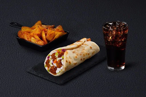 Veg Shawarma With Side & Beverage Meal