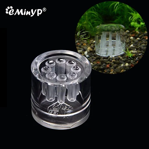 Aquarium Planaria Trap Crystal Red Shrimp Worm Trap Transparent 8-Hole Leech Proteinworm Pest Catcher Fish Tank Cleaner 