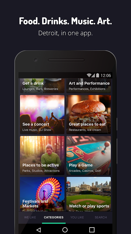 Android application Groupknit screenshort
