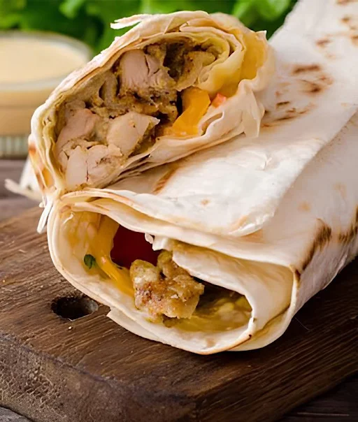 Loaded Special Spicy Shawarma With Kerala Paratha