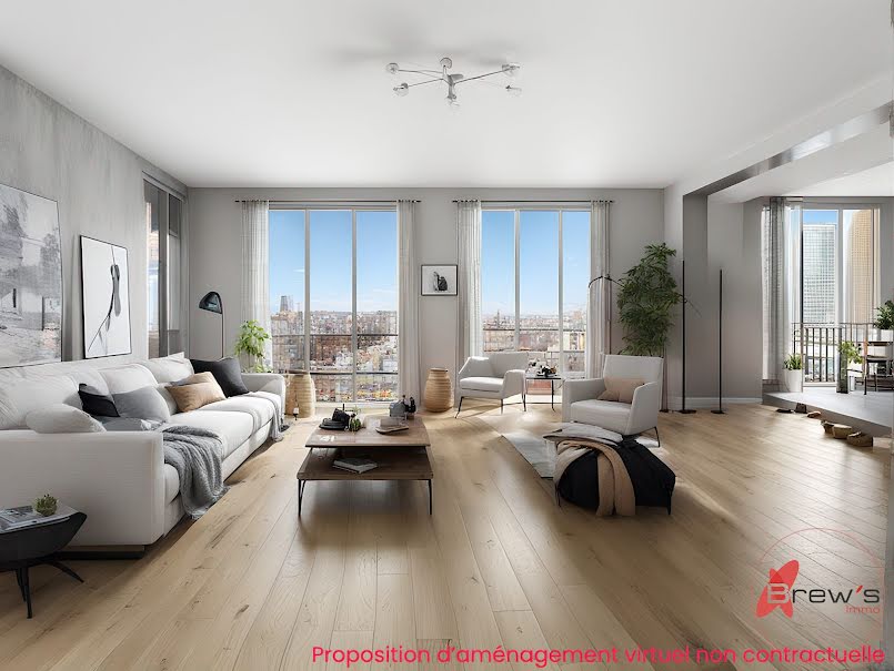 Vente appartement 5 pièces 107 m² à Paris 20ème (75020), 910 000 €