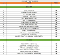 Hungry Pumpkin menu 2