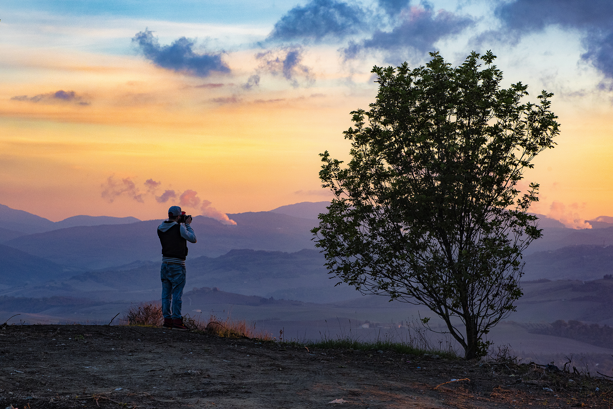 Il tramonto di alagnol