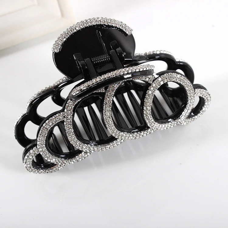 Holle driedimensionale haarclip zonder plus size, sterke grip en elegantie, lichtgewicht en gemakkelijk te gebruiken voor veelzijdige kapsels.