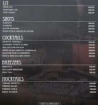 Club Pub-G menu 2