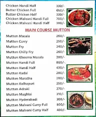 Hotel Shetkari Mala menu 1