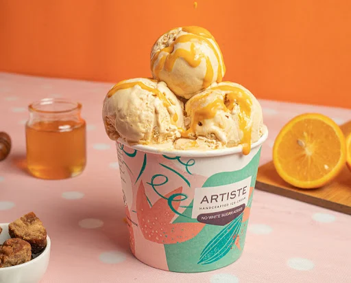 Mandarin Orange Ice Cream 600 Ml