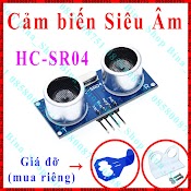 Mạch Cảm Biến Siêu Âm Hc - Sr04 (Giá Đỡ Mua Riêng),Module Cảm Biến Khoảng Cách Bằng Sóng Siêu Âm