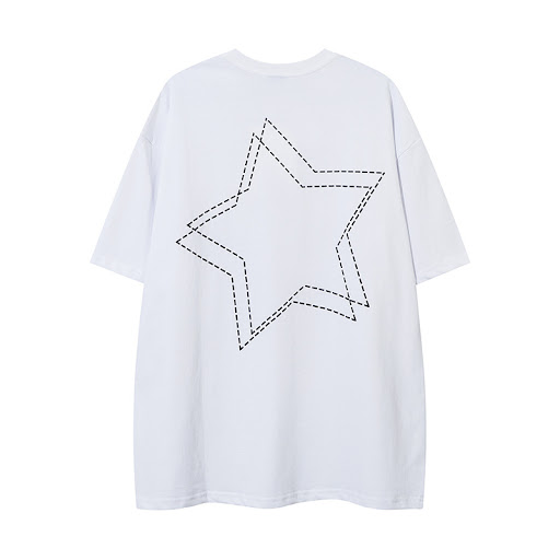 Title 15, Mens loose fit t-shirt featuring five-pointed ...