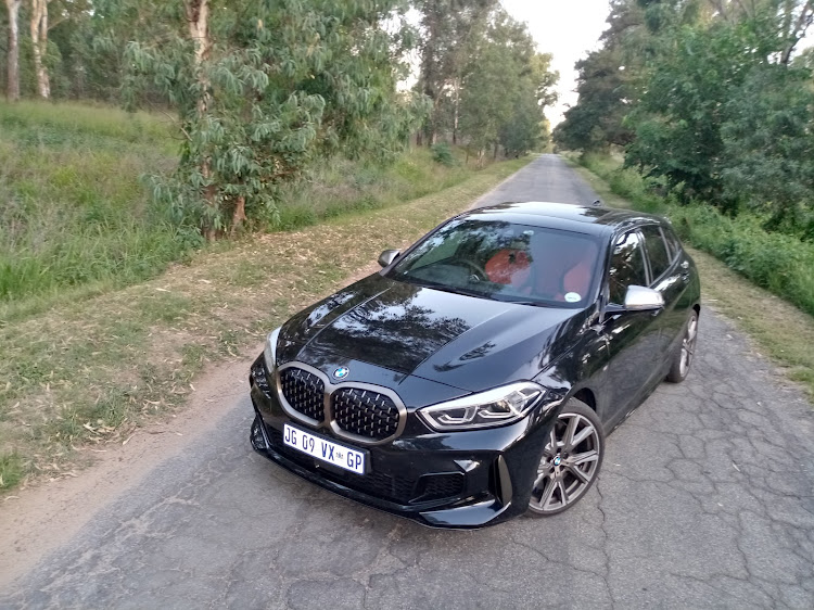 Controversial looks and mechanicals aside, the new BMW M135i xDrive is a fine motor vehicle which takes the genre forward. Picture: PHUTI MPYANE