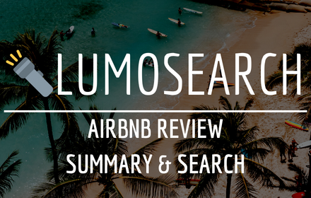 LumoSearch: Airbnb Review Summary & Search small promo image