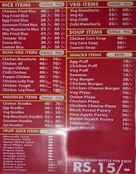 Naba Bakery menu 4