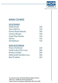 Hope Cafe menu 4