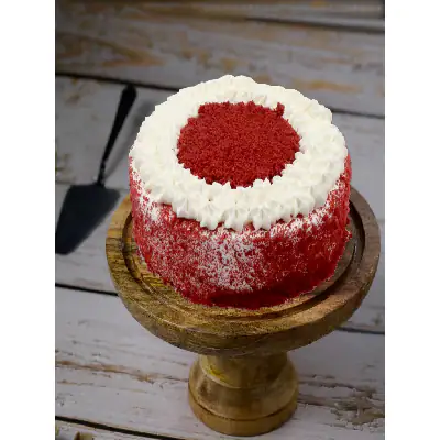 Eggless Red Velvet Cream Cheese Cake (Serves 12) 1 KG